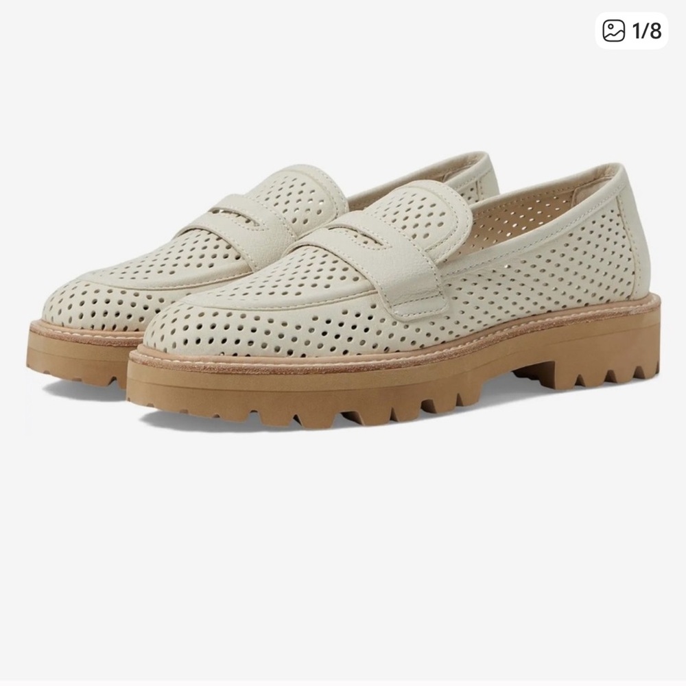New Dolce Vita Malila Cream Loafers